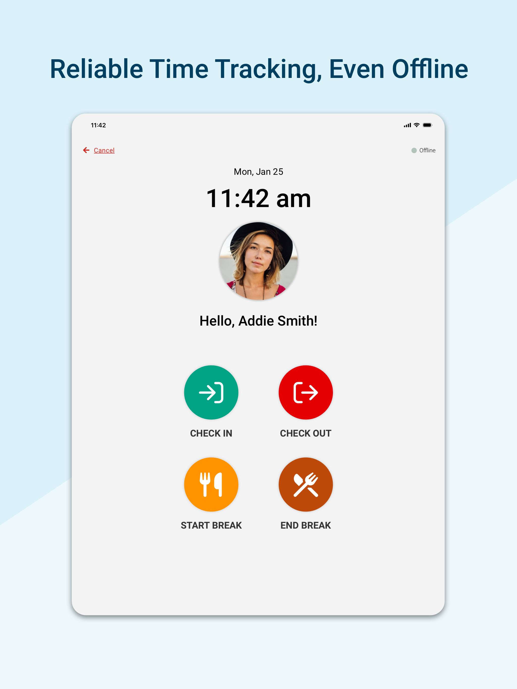 Celayix Time Kiosk