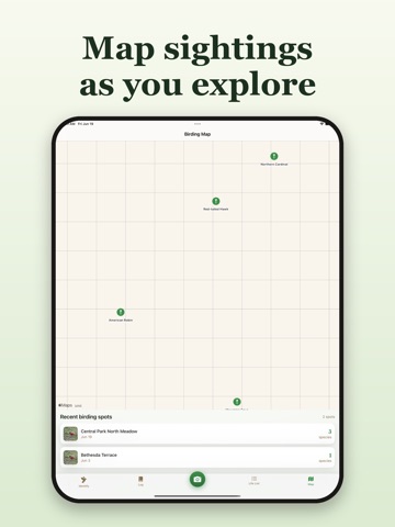 BirdLogAI - Bird ID Log iPad screenshot