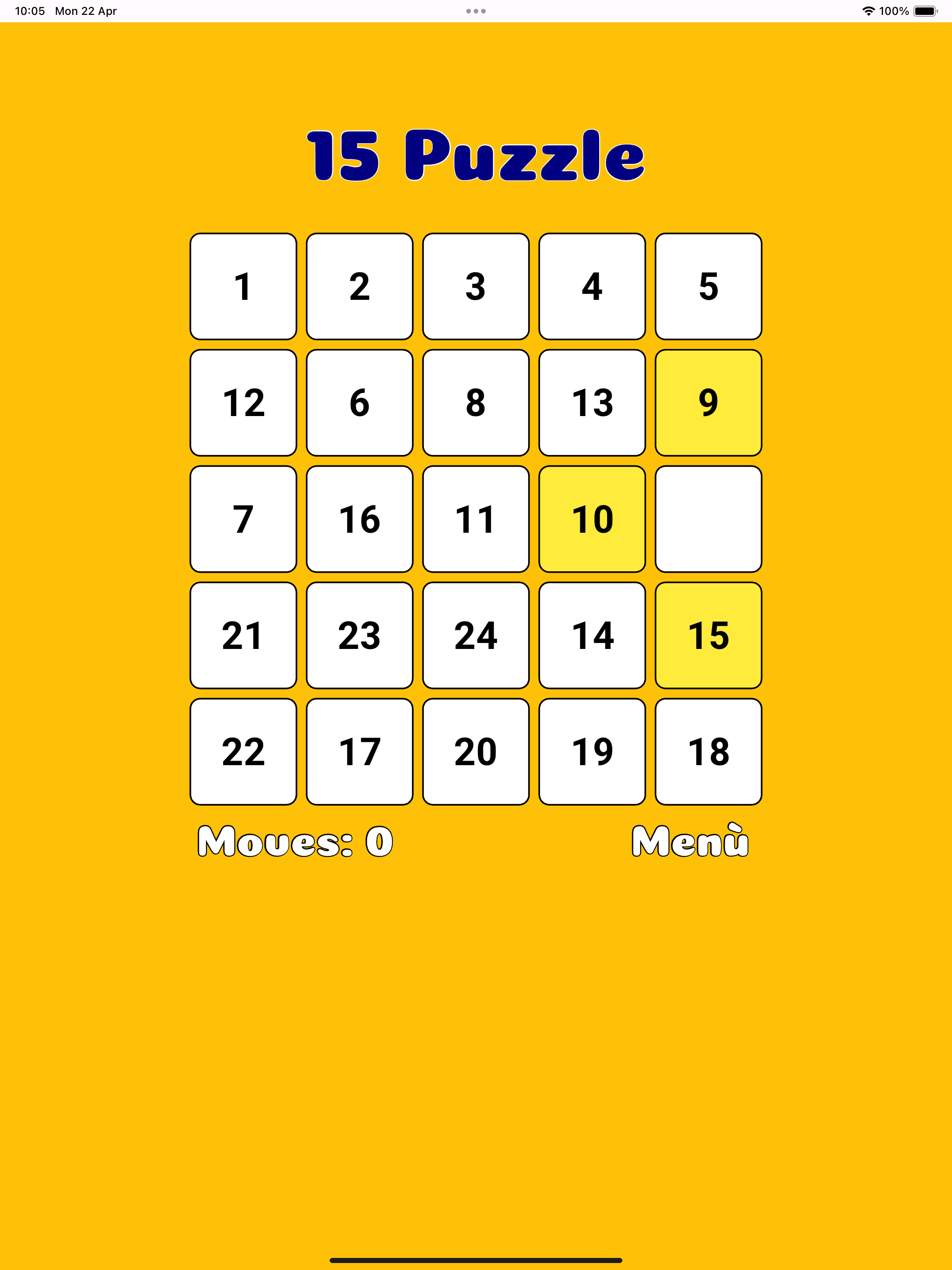 Game of Fifteen