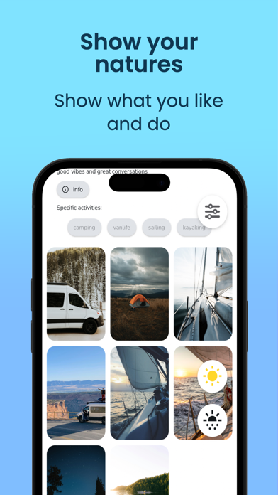Outdoor dating: chat & explore Screenshot