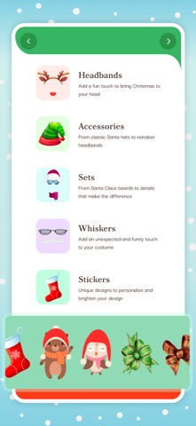 Christmas Funny Face Filters iPhone screenshot