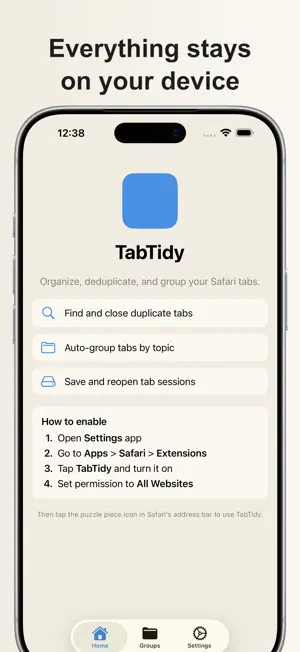 TabTidy screenshot 4