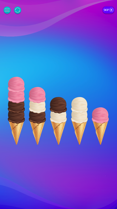 Ice Cream Sorting Screenshot