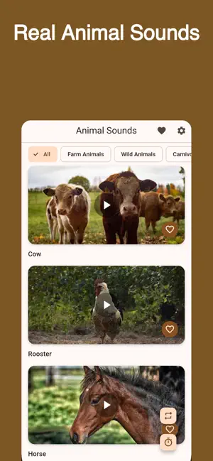 Animal Sounds: Learn & Play! screenshot 1