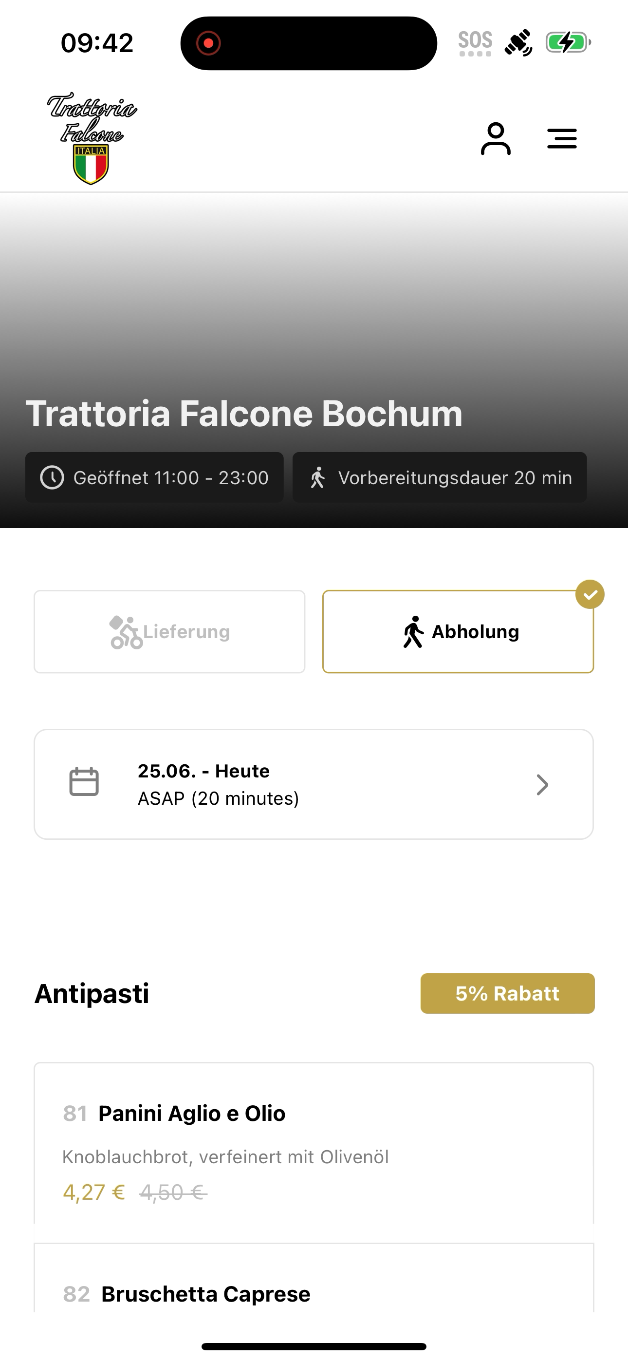 Trattoria Falcone Bochum