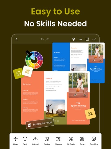 Brochure Maker: Create Catalog iPad screenshot