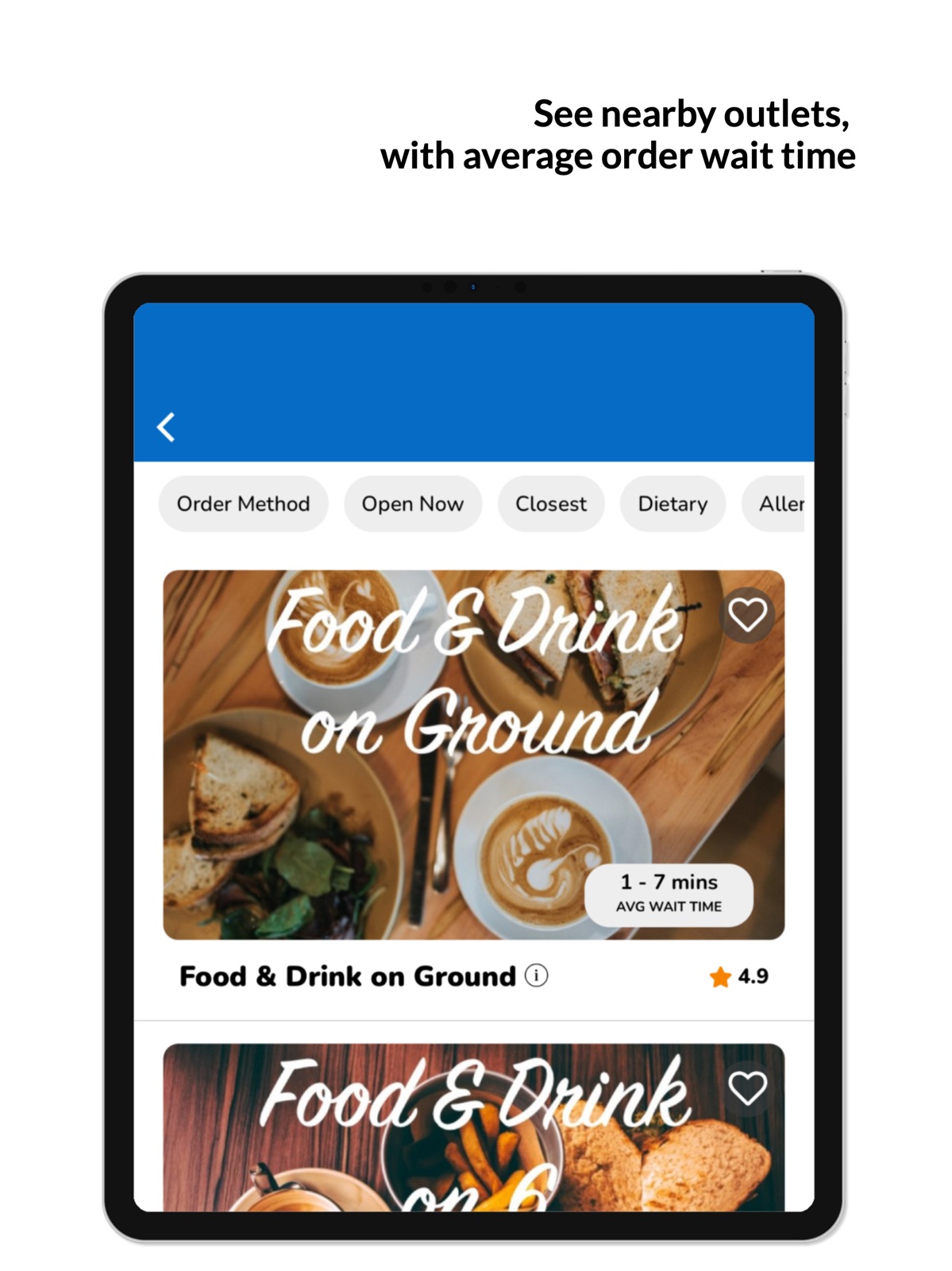 Food2You ipad screenshot 1