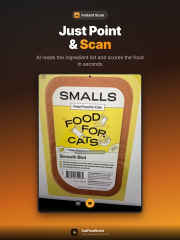CatFoodScore: Pet Safe Scan iPad screenshot