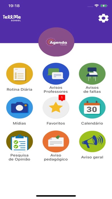 HUB Agenda Screenshot