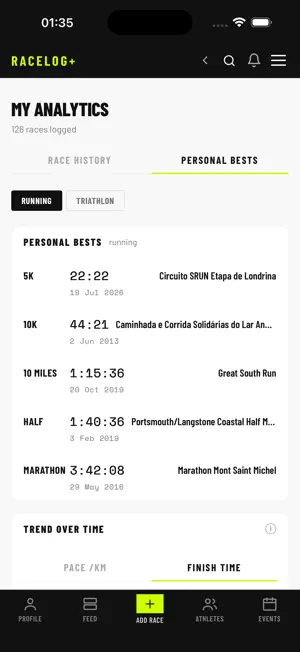 RaceLog+ screenshot 3
