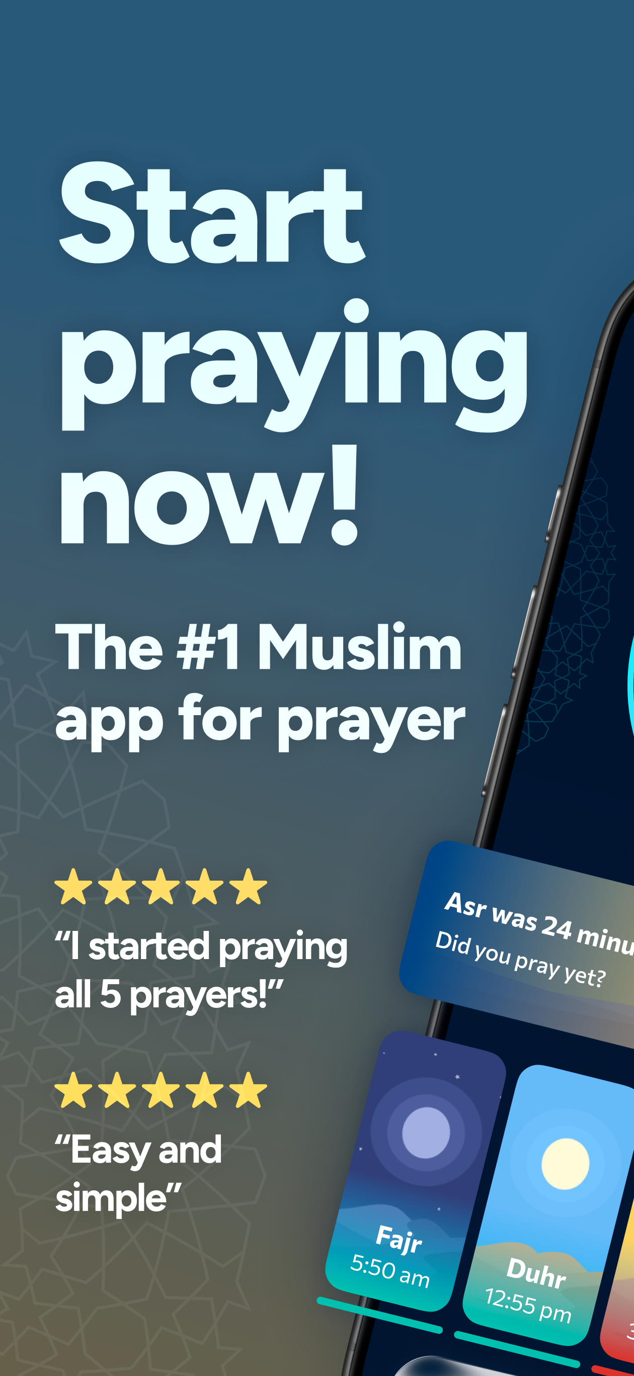 Just Pray: Track Muslim Prayer