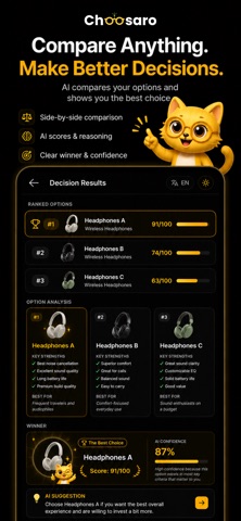 Choosaro: AI Decision Maker Screenshot 2 of 8