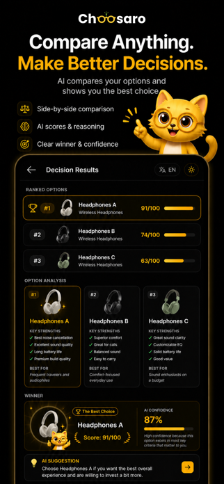 Choosaro: AI Decision Maker Screenshot 2 of 8