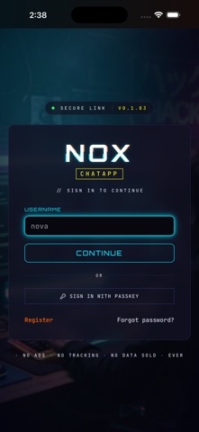 NOX Chat Screenshot 7 of 7