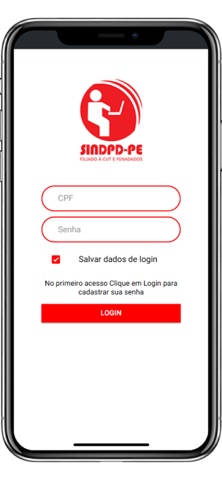 Carteirinha SINDPD-PE app screenshot