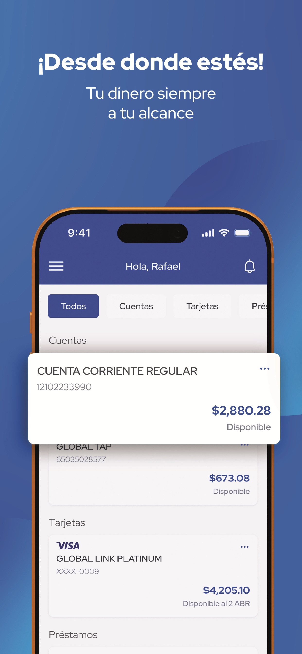 Screenshot 2 of Global Bank App
