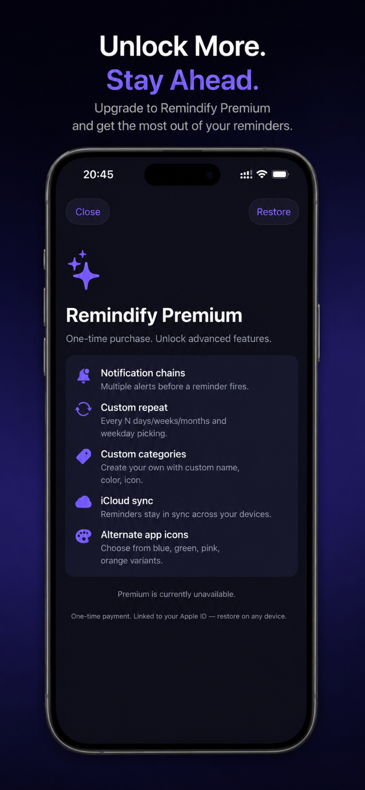 Remindify : Smart Reminders