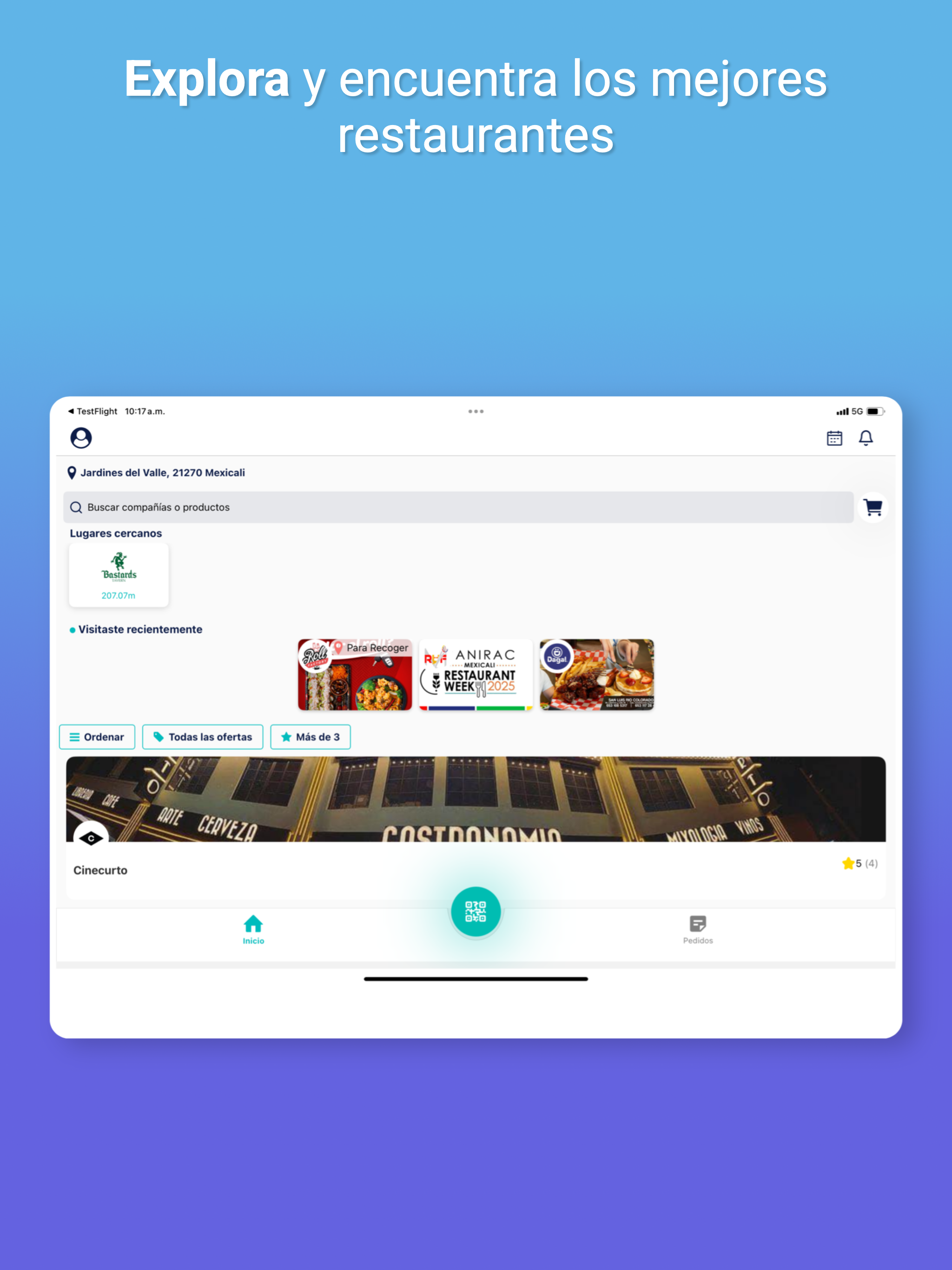 Ruf: Explora, pide y recoge