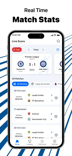 Live Football : Match Score screenshot 1