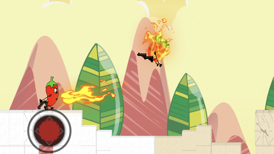 #1. Fruit Battle - Survival (iOS) By: Tomaz Jerman