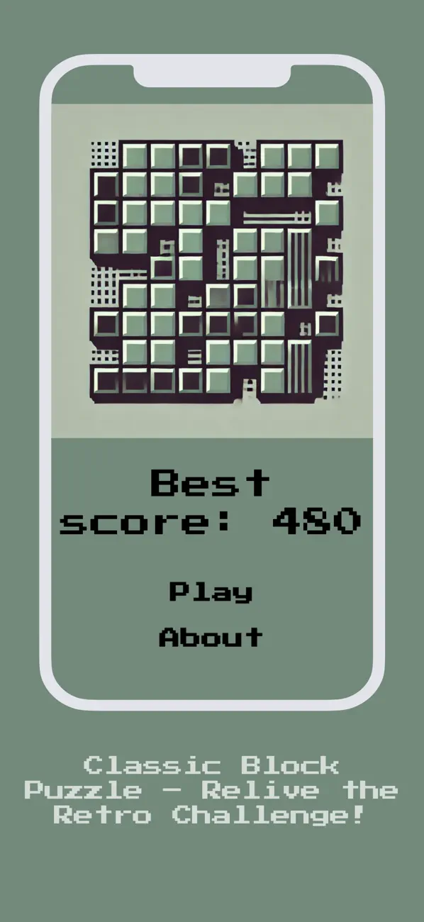Screenshot #2 pour Block Puzzle - Retro