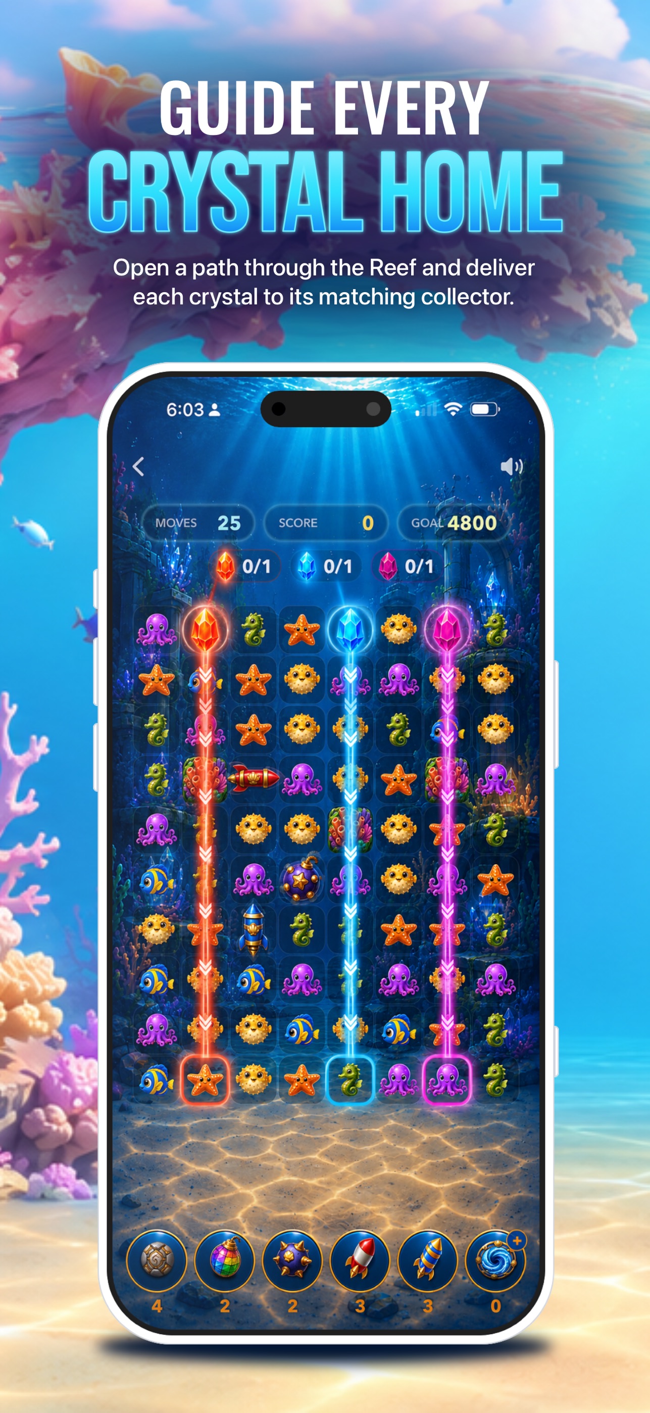 Screenshot 2 of Crystal Reef: Crown Challenge