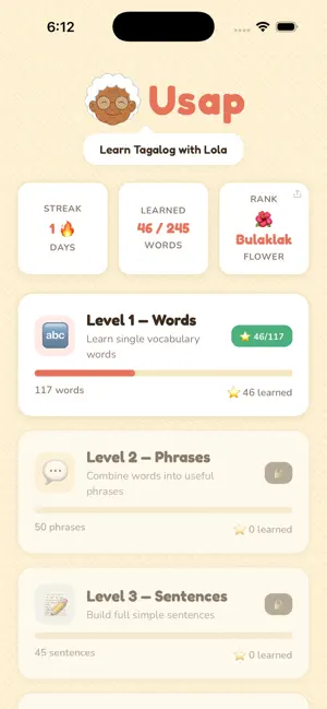 Usap: Learn Tagalog with Lola screenshot 2