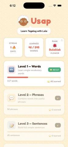 Usap: Learn Tagalog with Lola Screenshot 2 of 5