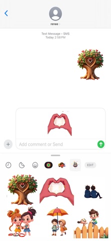 Friendship Forever Stickers iPhone screenshot