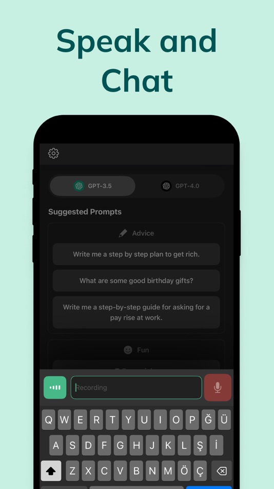 #5. AI Chat - Ask Assistant (iOS) Podle: Ozan Selvi
