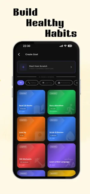 Peakr - Goal Tracker screenshot 1