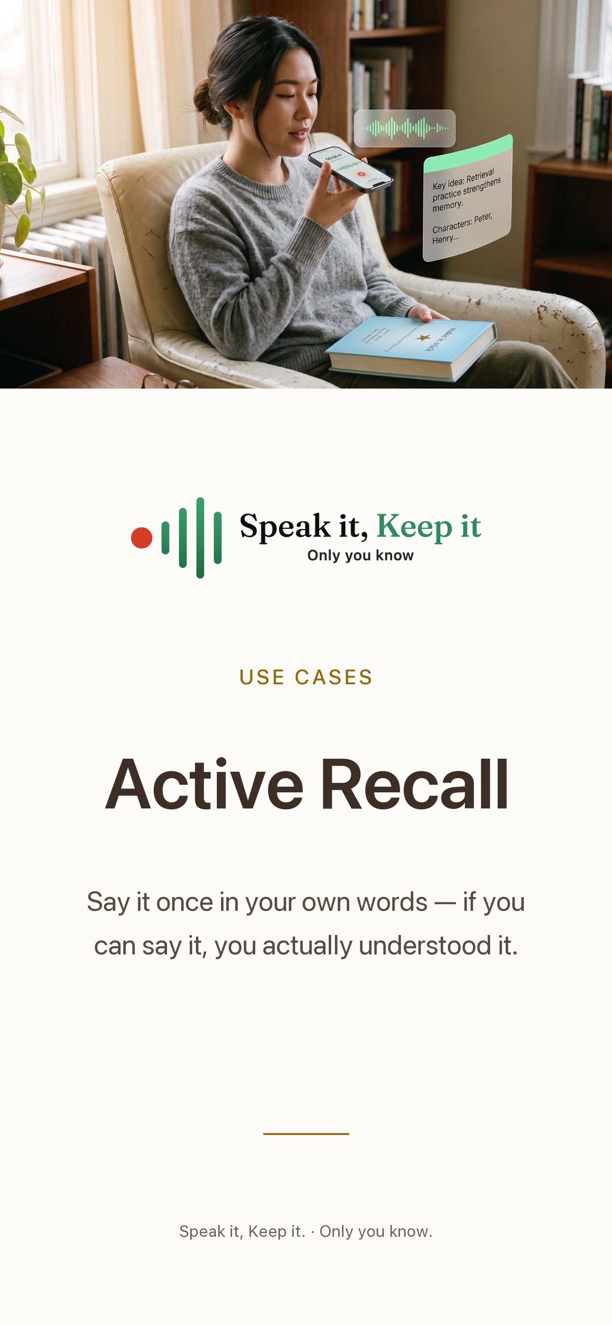 Screenshot 6 of Speak it - Private Voice Notes