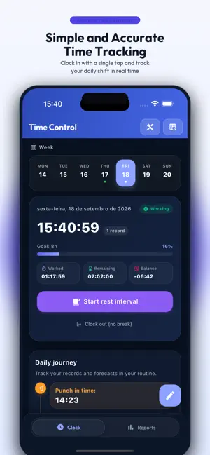 TimeControl: Personal Control screenshot 1