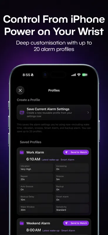 FlexiAlarm: Apple Watch Wecker screenshot 5 of 6