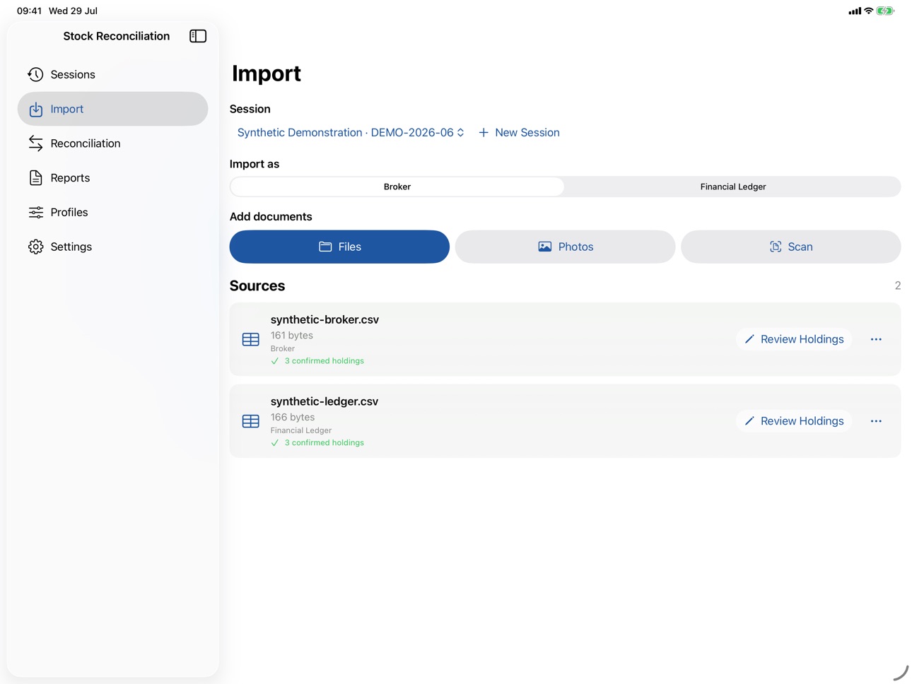 Screenshot 6 of Stock Reconciliation