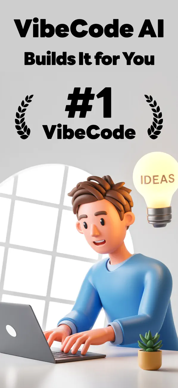 #1. VibeCode - AI Code Generator (iOS) 由: Passio Technology Limited