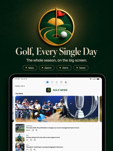 Golf News Today iPad screenshot