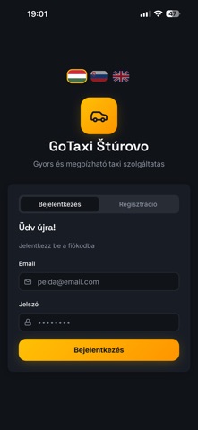 GoTaxi Šturovo screenshot