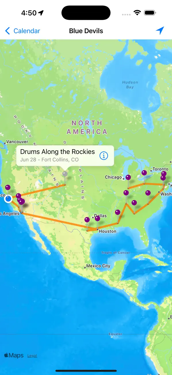 Screenshot #3 pour Drum Corps Summer Tour