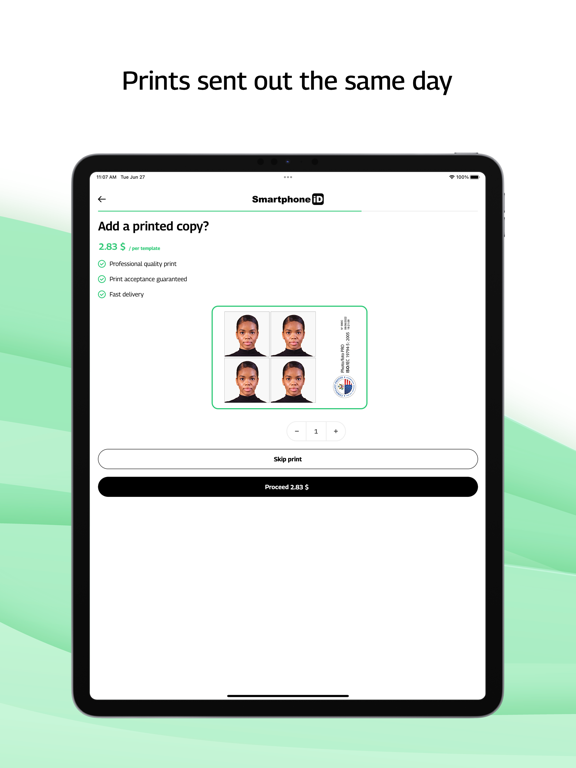 Smartphone iD - Passport photo iPad screenshot 6 - Photo & Video app