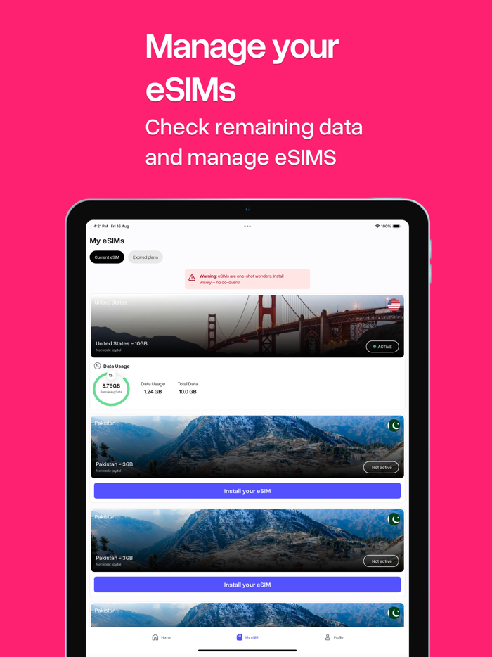 Superhero eSIM Travel Data