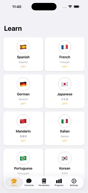 AI Language Tutor - Chat screenshot 1