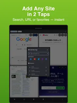 Multi Browser: 4-Split Screen screenshot 7