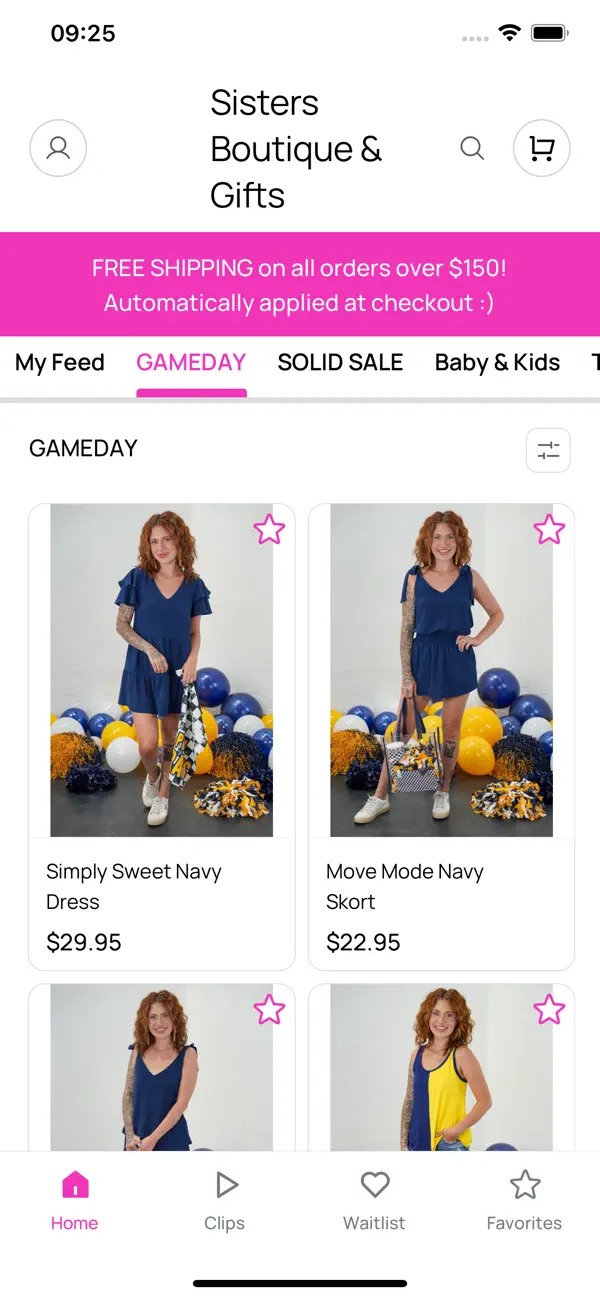 Screenshot #1 pour Sisters Boutique & Gifts