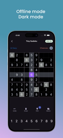 Sudoku - Tiny Sudoku Puzzle iPhone screenshot