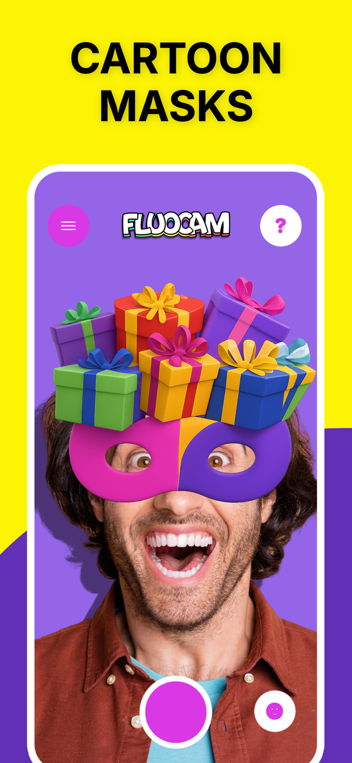 Funny face filters FluoCam screenshot 5