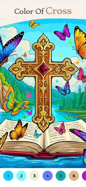 Selah - Bible Coloring Game screenshot 7