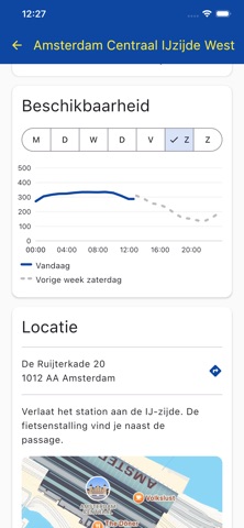 OV-fiets Beschikbaarheid iPhone screenshot
