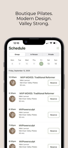Merriman Valley Pilates screenshot