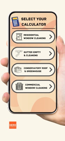 Window Cleaning Calculator screenshot